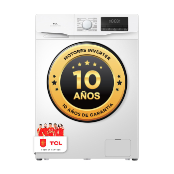 Lavadora TCL FF0914WA1ES, 9 kg, Carga Frontal, 1400 rpm, Clase A - Blanco