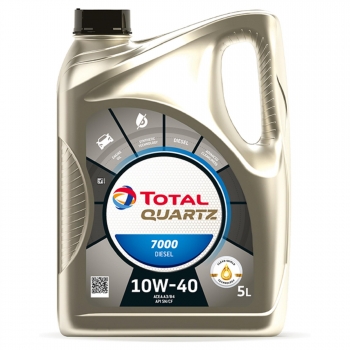 Aceite Total Quartz Diesel 7000 10W40 5L