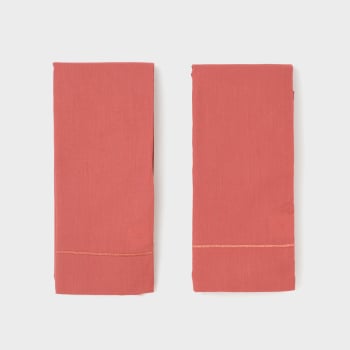 Set Fundas de Almohada de Algodón 45x80 cm TEX HOME Bio Rosa