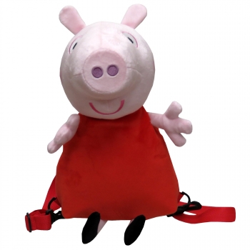 Peppa Pig - Peluche mochila Peppa Pig 30 cm