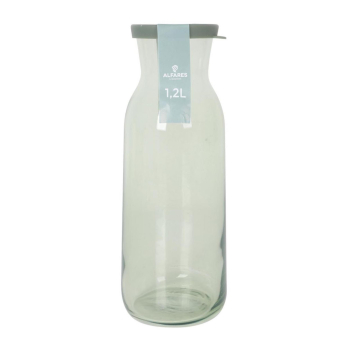 Botella de Vidrio 1,2L con Tapa ALFARES DE SANTA CLARA - Verde
