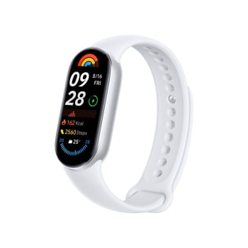 Pulsera de actividad Xiaomi 9, ritmo cardiaco, GPS, Plata, Única
