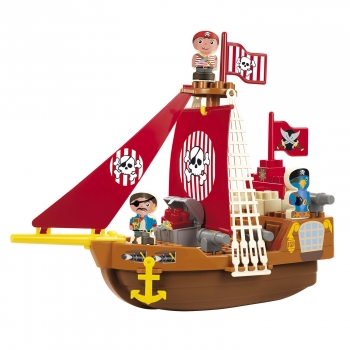 Abrick - Barco pirata con 3 cañones