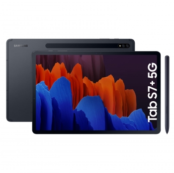 Tablet Samsung Galaxy Tab S7+ 5G 8GB, 256GB, 31,50 cm - 12,4" - Negro