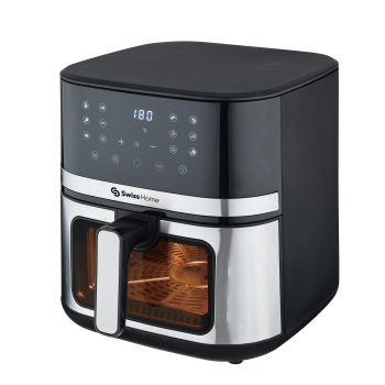 Freidora de aire sin aceite Swiss Home SH-9127, 1600 W, 6,5 L