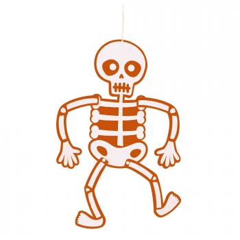 Móvil Esqueleto Naranja 51 cm