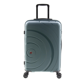 Maleta Grande Trolley Rígida 77x49x30 cm, 4 Ruedas, Candado TSA, John Travel Orbit, Capacidad 98 L, Verde