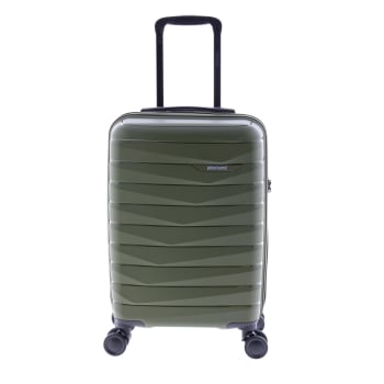 Maleta Mediana Trolley Rígida 67x43x26 cm, 4 Ruedas, Candado TSA, John Travel Splash, Capacidad 69 L, Verde