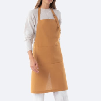 Delantal con Bolsillo Delantero 75X80 cm TEX BASIC Amarillo