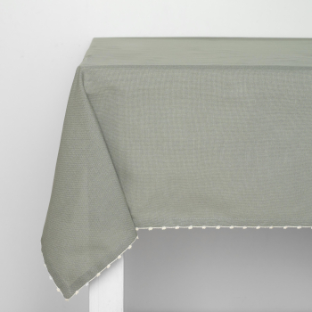 Mantel Liso de Algodón 140x140 cm TEX HOME Verde
