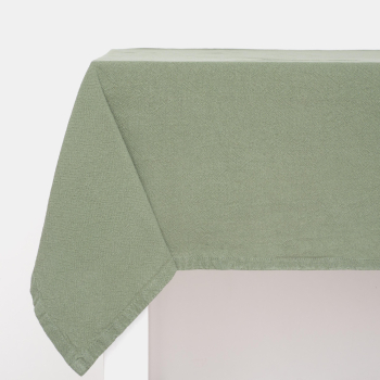Mantel de Algodón Liso 150x250 cm CASAMODA Verde