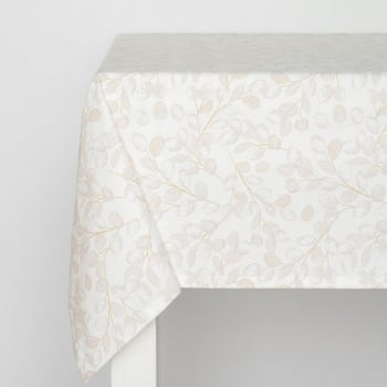 Mantel Liso de Algodón 140x250 cm TEX HOME Lunaria Blanci