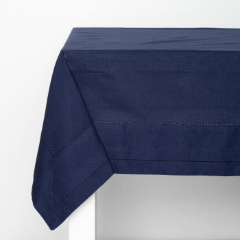 Mantel Liso de Algodón 140x250 cm TEX HOME Azul