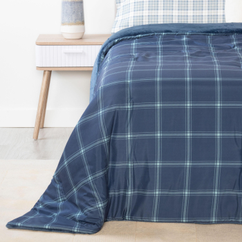 Edredón Fantasia Cama 180 cm TEX HOME Velour Azul