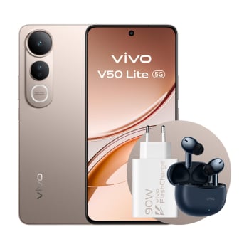 Móvil Vivo V50 LITE 5G 256GB + 8GB RAM – Oro