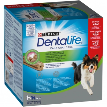 Snack dental para perro mediano Purina Dentalife Multipack 42 ud