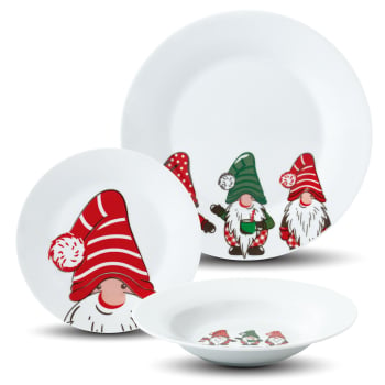 Vajilla de Porcelana Gnomo de 18 pzas CARREFOUR HOME