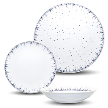 Vajilla de Porcelana 12 piezas CARREFOUR HOME Alpha