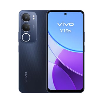 Móvil – vivo Y19S, Glossy Black, 128GB, 6GB RAM, 6.68″ LCD, Unisoc T612, 5150 mAh