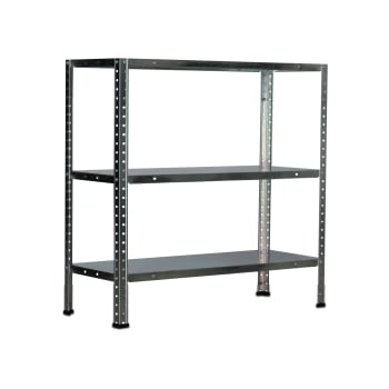 Estantería Modular Metálica SteelSmart, con 3 Baldas, 120kg, 70x30x70cm 7house