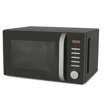 Microondas Carrefour Home HMO20LDM-25, 800 W, 20 L, 5 Niveles de Potencia - Negro