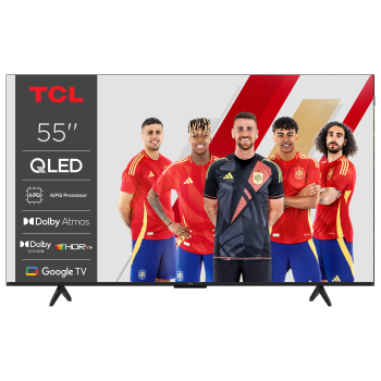 Smart TV QLED 55" (139,7 cm) TCL 55P71K, 4K UHD, 60 Hz, Procesador AiPQ Pro, Dolby AC4 Dolby TrueHD, Dolby Atmos DTS Virtual-X, Google TV