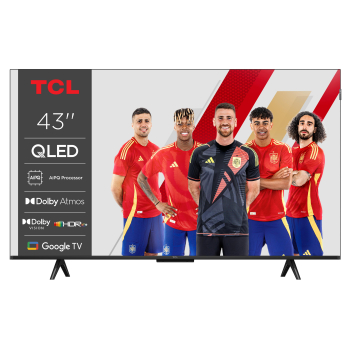 TV TCL 43P71K  43″, (108 cm), Qled, 4K UHD, 60 Hz, Smart TV,  HDR, Dolby AC4 Dolby TrueHD, Quantum Dot