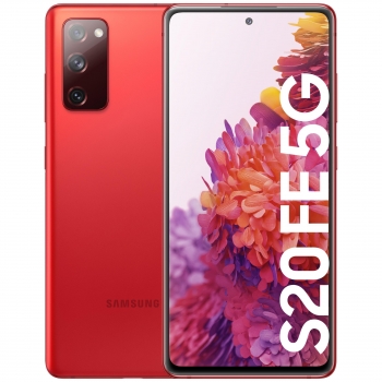 Samsung Galaxy S20 FE 5G, 6GB de RAM + 128GB - Rojo