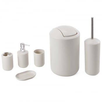 Juego de baño 6 piezas SIMPL - Beige