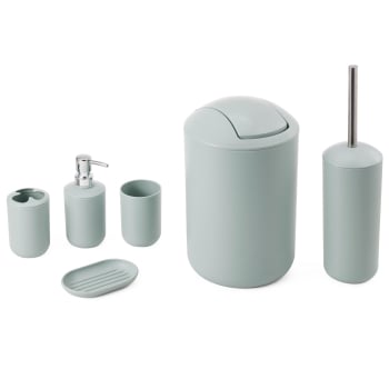 Juego de baño 6 piezas SIMPL -Verde
