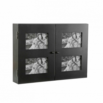 Cubrecontador - Caja llaves Madera 30x10x16 cm - Negro