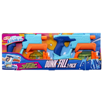Nerf Dunk Fill 2 Pistolas de Agua +6 años
