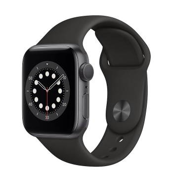 Apple Watch Series 6 40 mm aluminio gris espacial correa deportiva negro