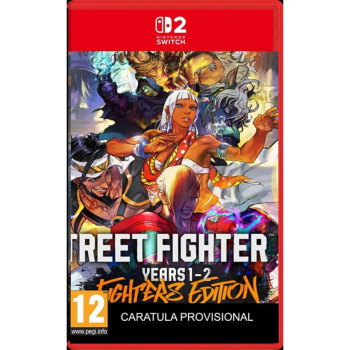Carátula de Street Fighter 6: Years 1-2 Fighter Edition para Switch 2 (edición PAL España)