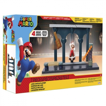 Super Mario Playset Castillo de Lava