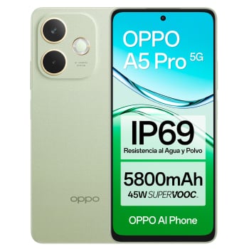 Móvil Oppo A5 Pro 5G 256GB + 8GB RAM - Verde