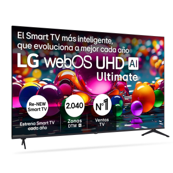 Smart TV LED 86″ (218,44 cm)  LG 86UA75006LA con IA, 4K UHD, 60 Hz, HDR, Dolby Digital Plus, AI Acoustic Tuning
