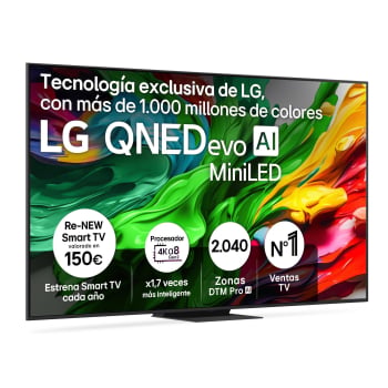 Lg Smart Tv Qned Evo Ai Qned86 86 Pulgadas Miniled 4K 2025 - 86Qned86a6a - Imagen 3