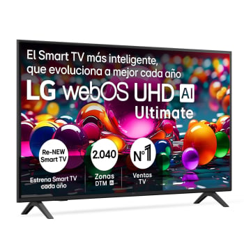 Smart TV LED 50" (127 cm) LG 50UA75006LA con IA, 4K UHD, HDR, Dolby Digital Plus, AI Acoustic Tuning