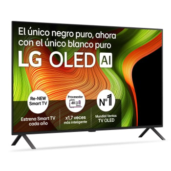 TV LG OLED55B56LA 55" (139,7 cm), OLED, 4K UHD, 120 Hz, Smart TV, HDR, 100% Volumen de Color, Dolby ATMOS