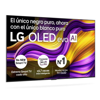 Smart TV OLED 65" (165,1 cm) LG OLED65G54LW con IA, 4K UHD, 165 Hz, HDR, Dolby ATMOS, AI Emotional Color Remastering