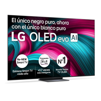TV OLED 83″ – LG OLED83C54LA, 4K, Procesador Inteligente α9 AI Processor 4K Gen8, Smart TV, DVB-T2 (H.265), Negro