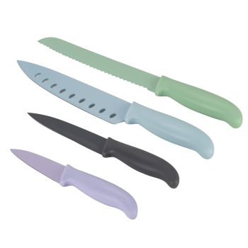 Set 4 Cuchillos de Acero Inoxidable