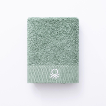 Toalla de Lavabo de Algodón 90x50 cm BENETTON Verde