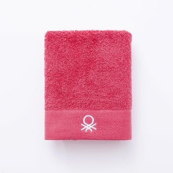 Toalla de Lavabo de Algodón 90x50 cm BENETTON Rosa