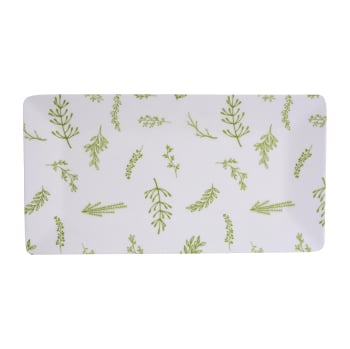 Bandeja Pequeña de Melamina 24,5x13x2,2 cm TABERSEO Rosemary