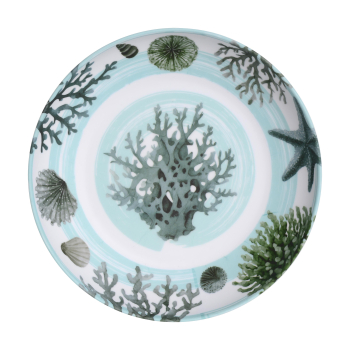 Plato Hondo de Melamina 20x4 cm TABERSEO Reef