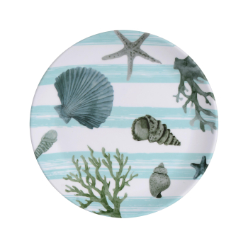 Plato Postre de Melamina 20x1,7 cm TABERSEO Reef