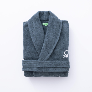 Albornoz de Baño de Adulto L/XL BENETTON Gris