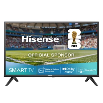 TV Hisense 32″ (81,28 cm), 32A4Q, LED, HD, 60 Hz, Smart TV, HDR, Procesador: NT72690, Dolby MS12, Profundidad de color TCON: 8 bit
